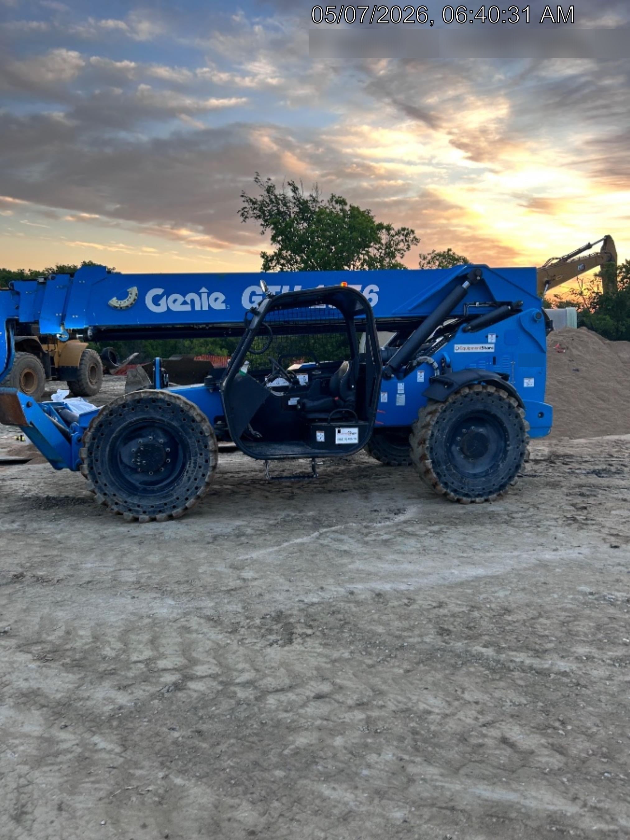 2018 Genie GTH-1056 Genie GTH-1056 w/Open ROPS, FF Tires, Work Light/Beacon, 60" Carriage and Forks