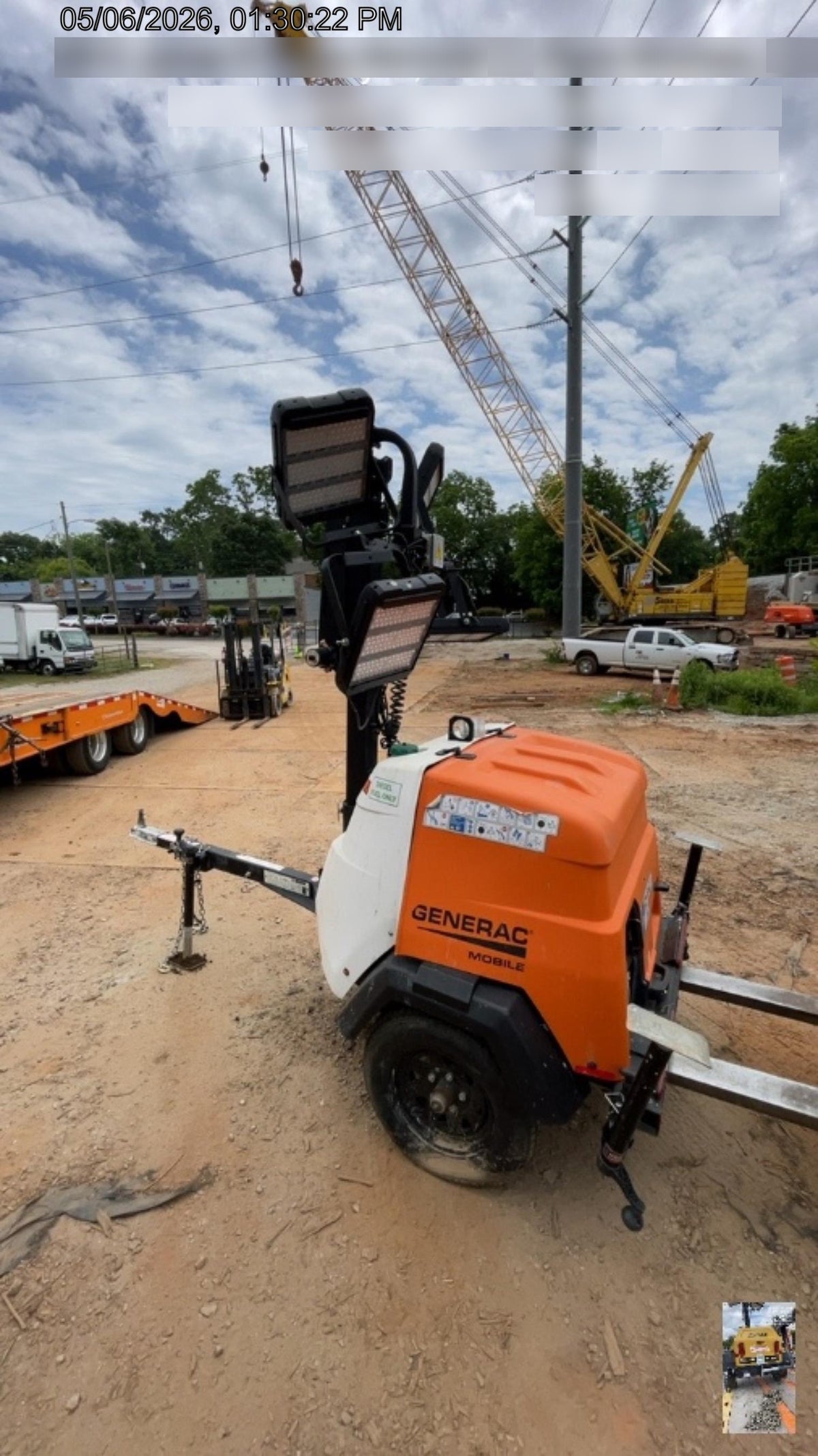 2024 Generac MLT6SKDS-STD4 ELEC WINCH Diesel, Electric Winch Mast, Powerzone Controller, (4) 320W LED Lights, 4kW Generator, 39.9 Gal Fuel Tank, 2" Ball, T3