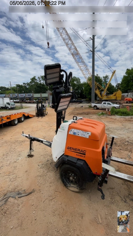 2024 Generac MLT6SKDS-STD4 ELEC WINCH Diesel, Electric Winch Mast, Powerzone Controller, (4) 320W LED Lights, 4kW Generator, 39.9 Gal Fuel Tank, 2" Ball, T3