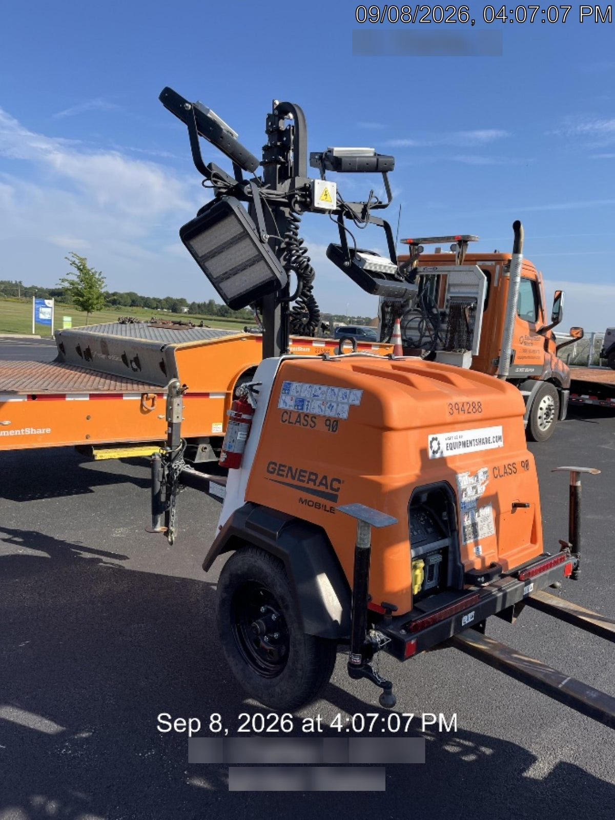 2024 Generac MLT2 Diesel, Flex Switch 120V Input, Powerzone Controller, 
(4) 320W LED Lights, 4kW Generator, 39.9 Gal Fuel Tank, 2" Ball, T3