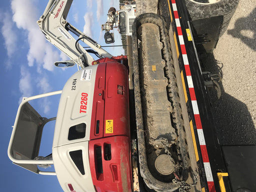 2019 Takeuchi TB260 Takeuchi TB260 Canopy w/Rubber Tracks, Auxiliary Hydraulics, Standard Blade, Manual QC