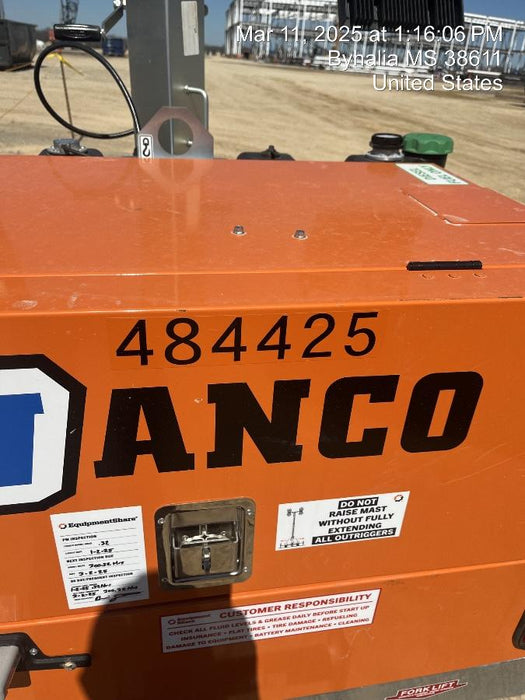 2024 Wanco WLTT-4MM4K Diesel, Mitsubishi L2E, 9.0HP @1800 rpm, Deep Sea Controller, Shore Power Plug, Auto Start, (4) 350W LED Floodlights, 4kW Generator, 60 Gal Fuel Tank, 2" Ball, T3