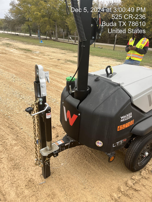 2024 Wacker Neuson LTT4 Diesel, Kohler KDW702, Deep Sea Controller, Auto Start, LED 320W, Bypass Outlet, T3