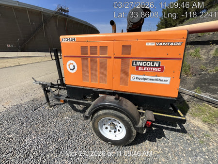 2021 Lincoln Electric Vantage 549X Ready Pak 3, ORANGE (includes trailer, cable rack, fender light kit)