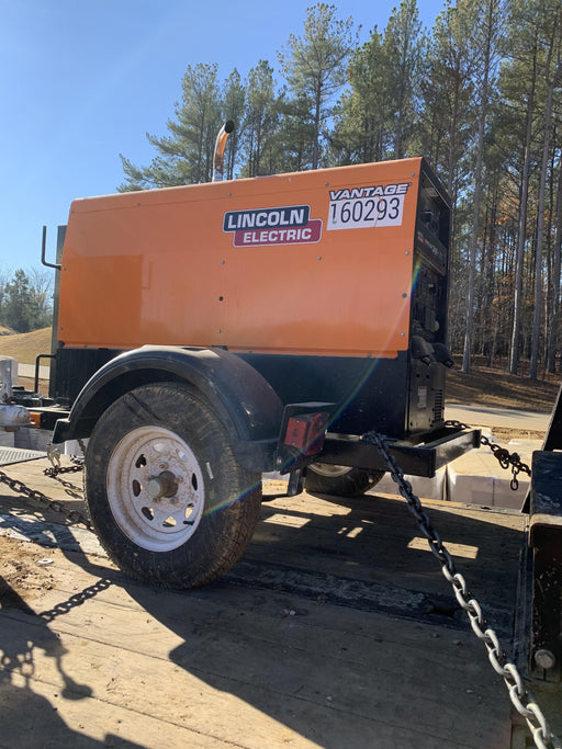 2021 Lincoln Electric Vantage 322 Vantage 322 Ready Pak 3 w/ Decals, ORANGE (includes trailer, cable rack, fender light kit) NO Telematics