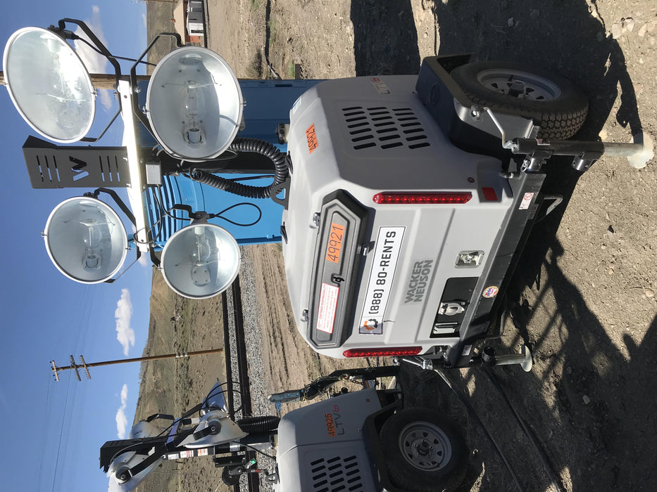 2019 Wacker Neuson LTV6L-MH Mobile Light Tower w/Fuel Level Sensor Installed