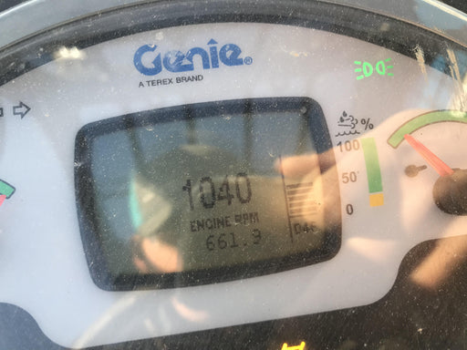 2018 Genie GTH-1056 GTH-1056 w/Open ROPS, Solid Tires, Work Lights, 60" carriage/forks, cab mesh, beacon