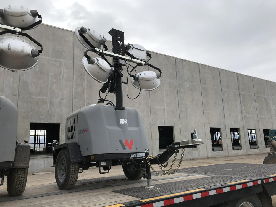 2019 Wacker Neuson LTV6L-MH Mobile Light Tower w/Fuel Level Sensor Installed