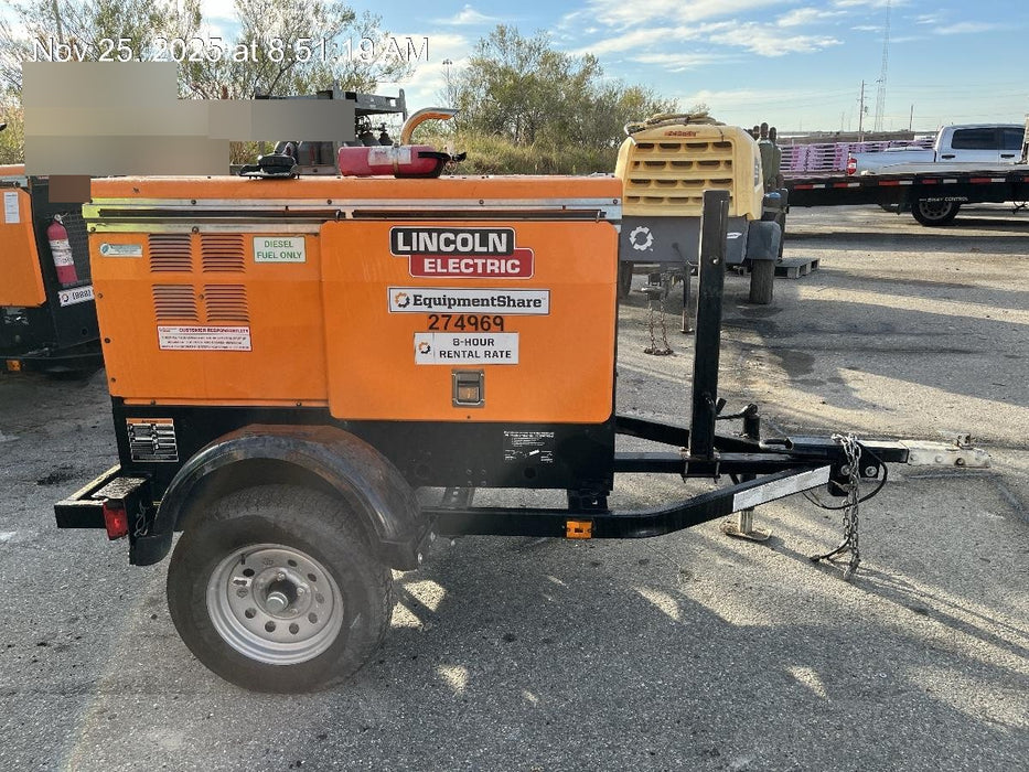 2022 Lincoln Electric LE400 Kubota V1505, Trlr, Cable Rack, Light Kit, ES Decals, T3