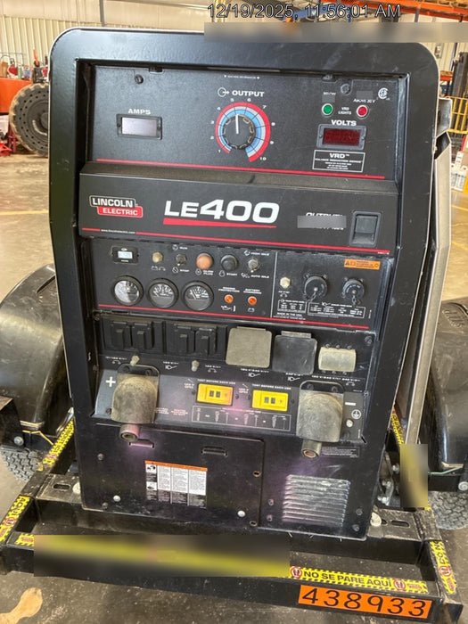 2024 Lincoln Electric LE400 Kubota V1505, Trlr, Cable Rack, Light Kit, ES Decals, T3