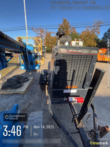 2021 Lincoln Electric Air Vantage 566 Air Vantage 566X Ready Pak 3 (includes trailer, cable rack, fender light kit); no telematics