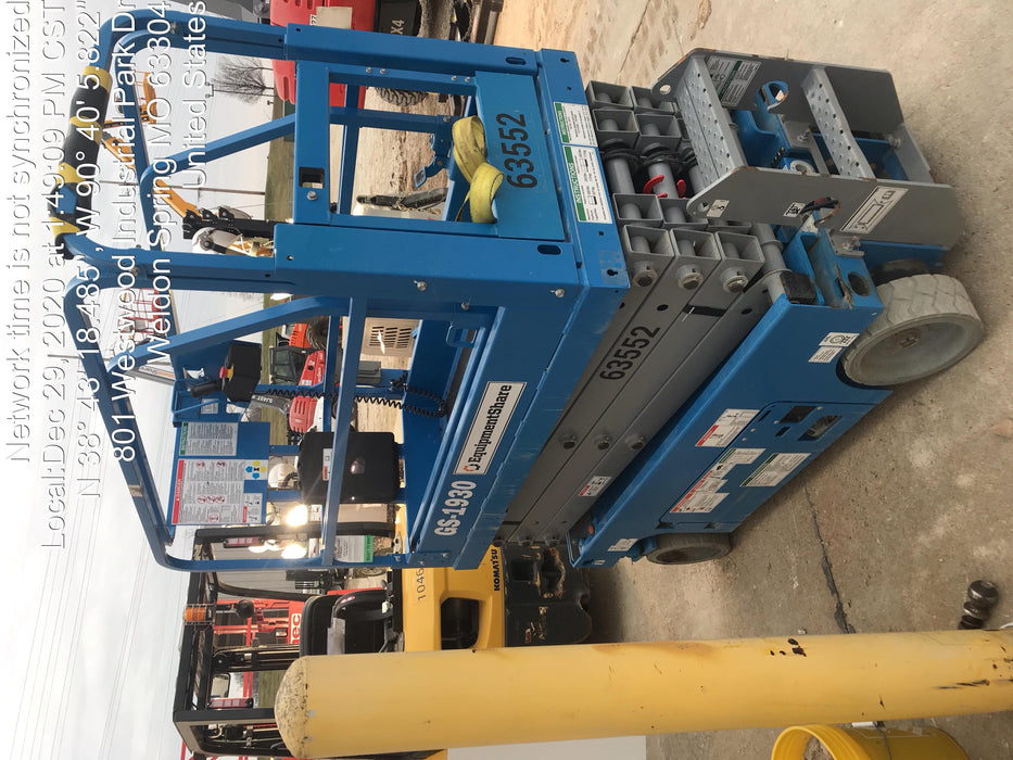 2020 Genie GS-1930 Solid Non Marking Tires, Beacon, Folding rails with half height swing gate