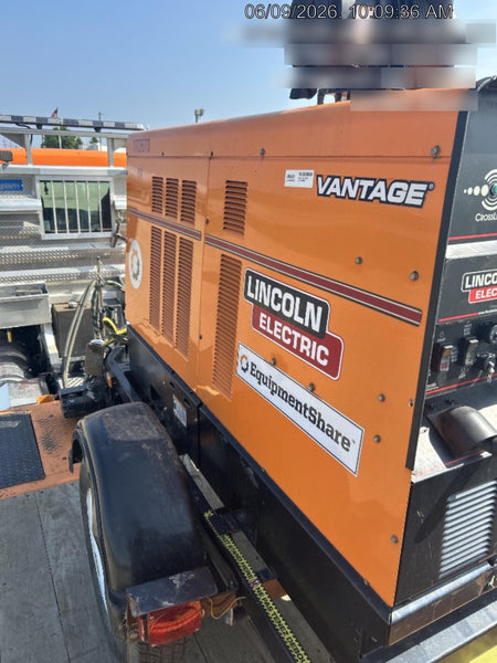2021 Lincoln Electric Vantage 549X Ready Pak 3, ORANGE (includes trailer, cable rack, fender light kit)