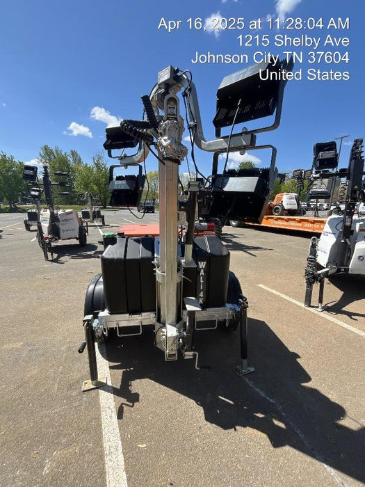 2024 Wanco WLTT-4MM4K Diesel, Mitsubishi L2E, 9.0HP @1800 rpm, Deep Sea Controller, Shore Power Plug, Auto Start, (4) 350W LED Floodlights, 4kW Generator, 60 Gal Fuel Tank, 2" Ball, T3