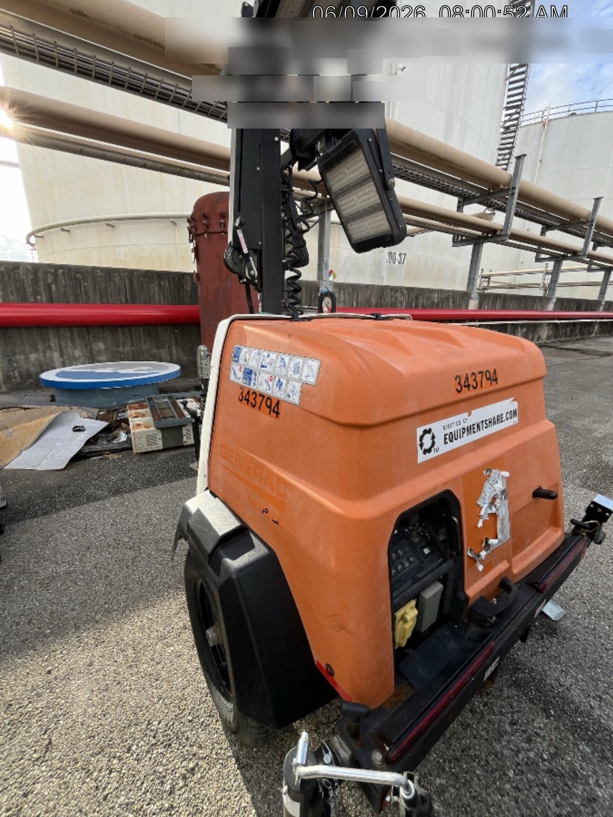 2023 Generac MLT2 Diesel, Flex Switch 120V Input, Powerzone Controller, (4) 320W LED Lights, 4kW Generator, 39.9 Gal Fuel Tank, 2" Ball, T3