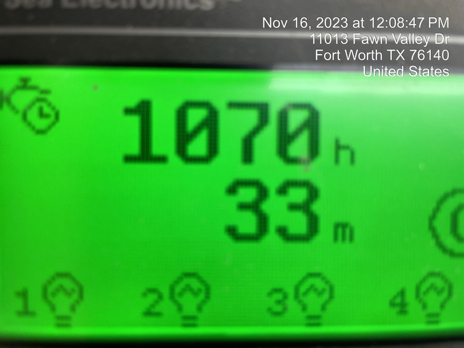 2022 Allmand NLV3GR (4) LED Light Fixture 350W, 23' Vertical Mast, 3kW Prime, Towable, Deep Sea L401, Leveling Jacks, Yanmar T4F 5.8hp