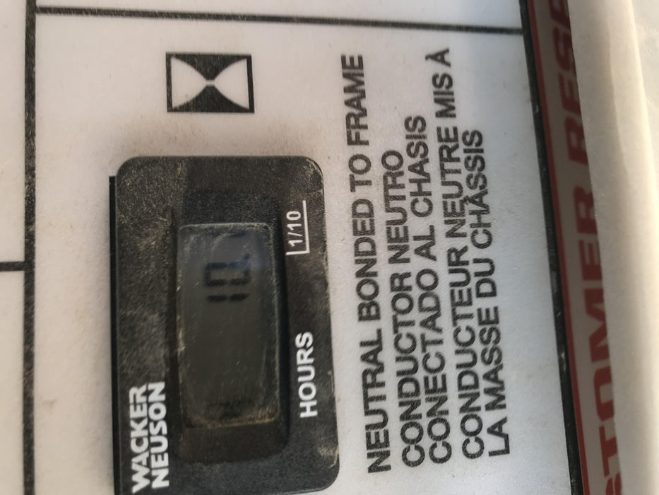 2019 Wacker Neuson LTV6L-MH Mobile Light Tower w/Fuel Level Sensor Installed