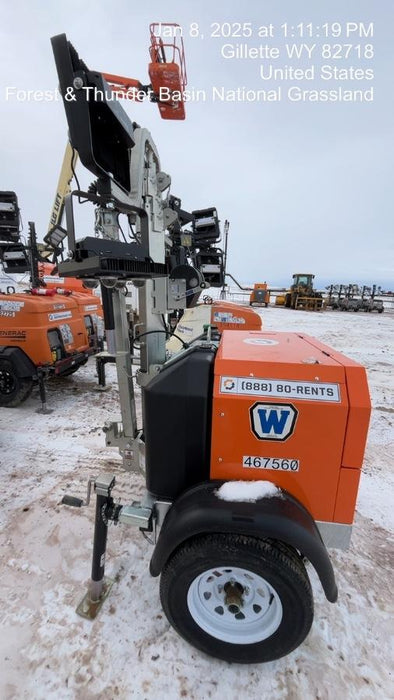 2024 Wanco WLTT-4MM4K Diesel, Deep Sea Controller, Shore Power Plug, Auto Start, (4) 350W LED Floodlights, 4kW Generator, 60 Gal Fuel Tank, 2" Ball, T3