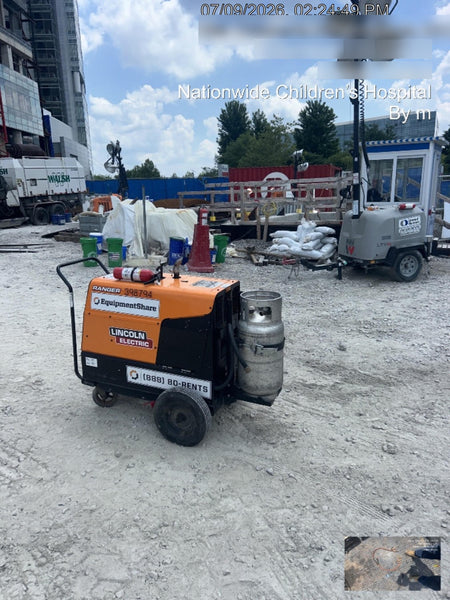 2024 Lincoln Electric Ranger 305 LPG Ranger 305 LPG, Undercarriage, Tank Holder & Strap, 10kw AC Gen, 25hp Kohler LPG Eng