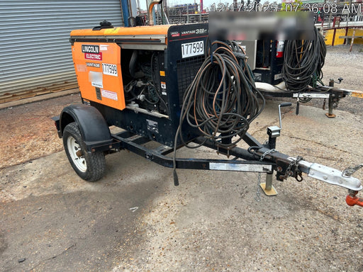 2021 Lincoln Electric Vantage 322 Vantage 322 Ready Pak 3 w/ Decals, ORANGE (includes trailer, cable rack, fender light kit) NO Telematics