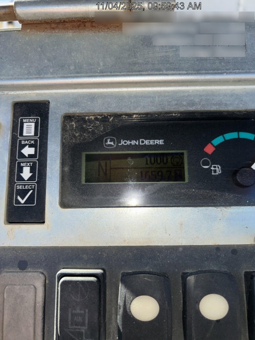 2019 John Deere 310LEP - Extendable Stick 4WD, Canopy, Extendable dipper, ISO Controls, 2 way Auxiliary Hydraulics, 4 in 1 Loader bucket w/ hook, Beacon w/ Buckets: 12”, 18”, and 24