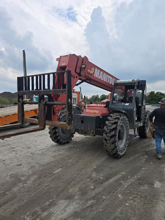 2018 Manitou 12042 Manitou MTA 12042 w/Cab/Heat/AC, Work Lights/Strobe, Aux Hyd, Solid Tires, Lift Hook, 66" Carriage, 72" Forks