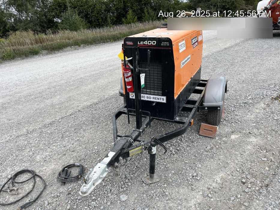 2022 Lincoln Electric LE400 Kubota V1505, Trlr, Cable Rack, Light Kit, ES Decals, T3