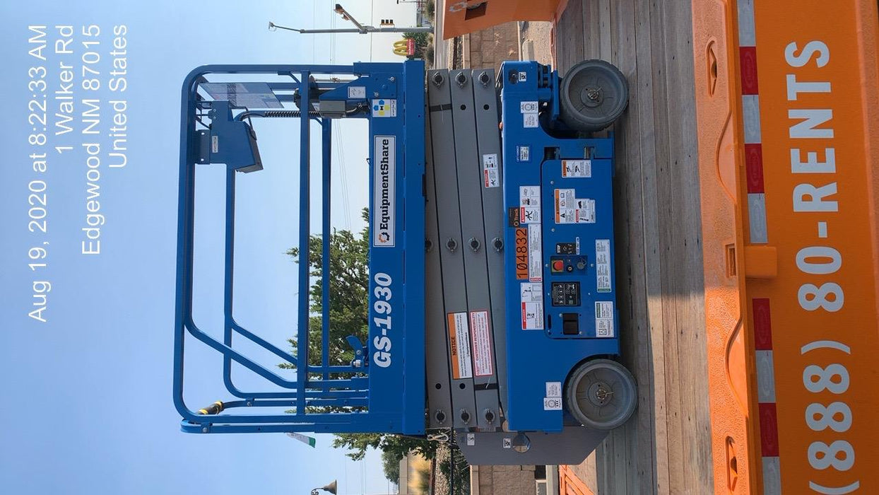 2020 Genie GS-1930 Fixed rails with chain entry gate - Pre A92.20