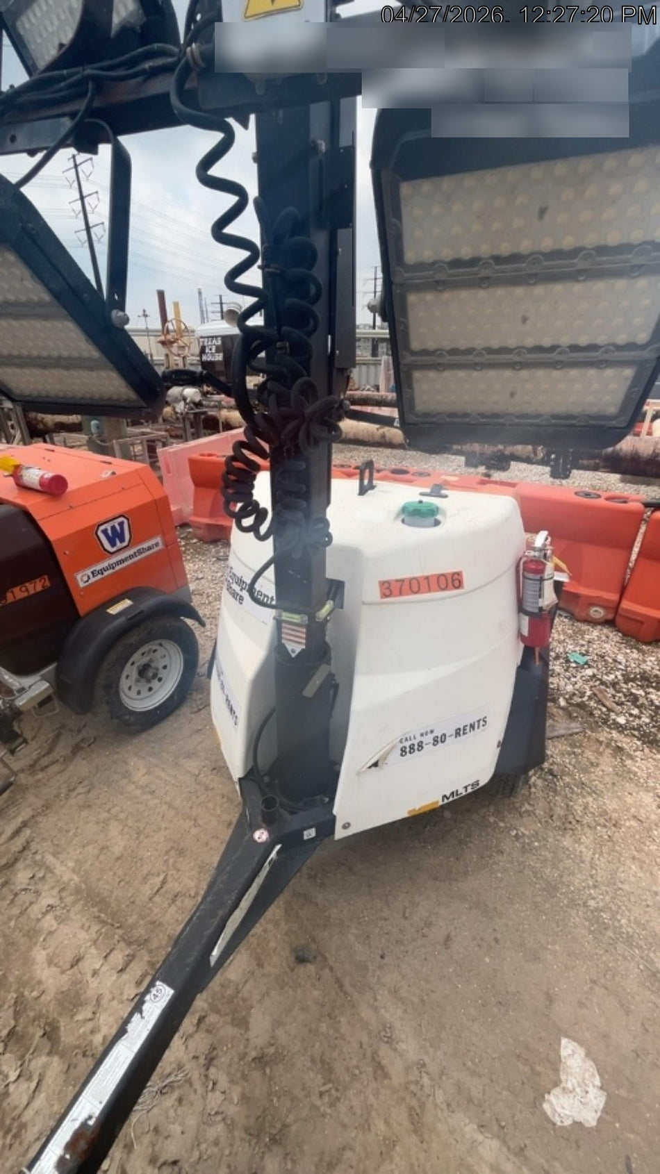 2023 Generac MLT2 Diesel, Flex Switch 120V Input, Powerzone Controller, 
(4) 320W LED Lights, 4kW Generator, 39.9 Gal Fuel Tank, 2" Ball, T3