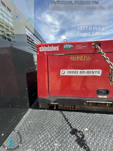 2022 Shindaiwa DGW400MDL Kubota D902 Engine, 23 HP, Dual Op Welder, Wire, Arc, Droop Stick, Tig, and CC Stick Functionality, Simulphase, 3 Phase and 1 Phase Gen Output, Single Axle NB Trlr, Slr Trckl Chrg 12V 12W, Fire Ext
