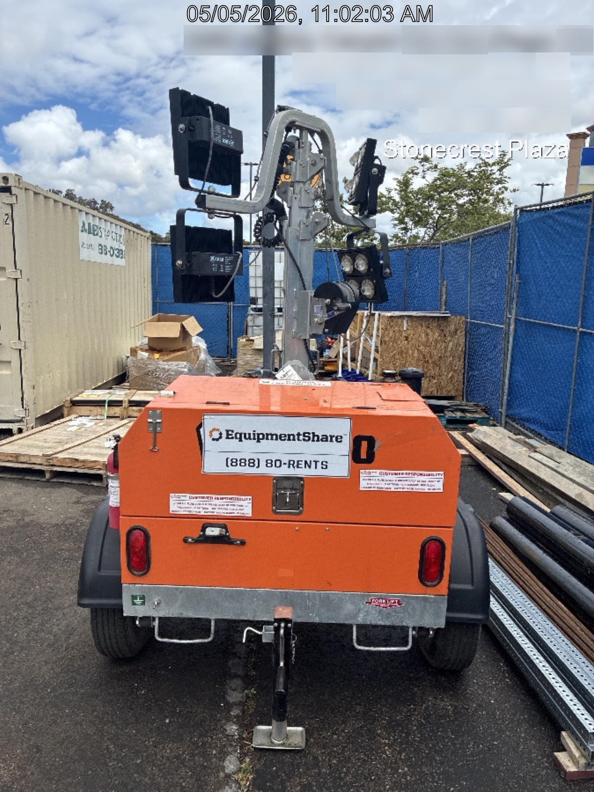 2024 Wanco WLTT-4MM4K Diesel, Deep Sea Controller, Shore Power Plug, Auto Start, (4) 350W LED Floodlights, 4kW Generator, 60 Gal Fuel Tank, 2" Ball, T3