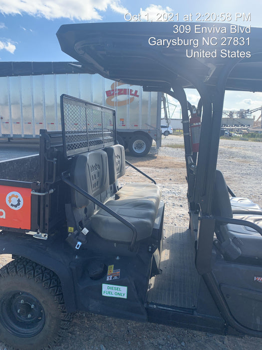 2021 Kubota RTV-X1140W-H Plastic Canopy, Windshield Acrylic Clear, LED Strobe Light, Wire Harness Kit, Back up Alarm