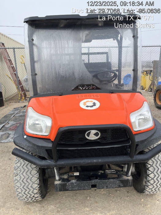 2021 Kubota RTV-X1140W-H Plastic Canopy, Windshield Acrylic Clear, LED Strobe Light, Wire Harness Kit, Back up Alarm
