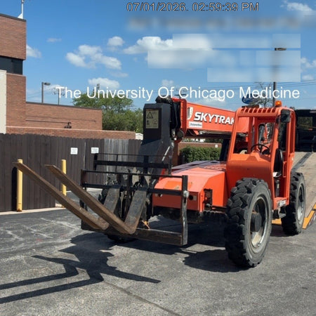 2019 Skytrak 6036 Canopy, Solid Tires, LED Work Lights, Beacon 50" Carriage, 48" Pallet Forks