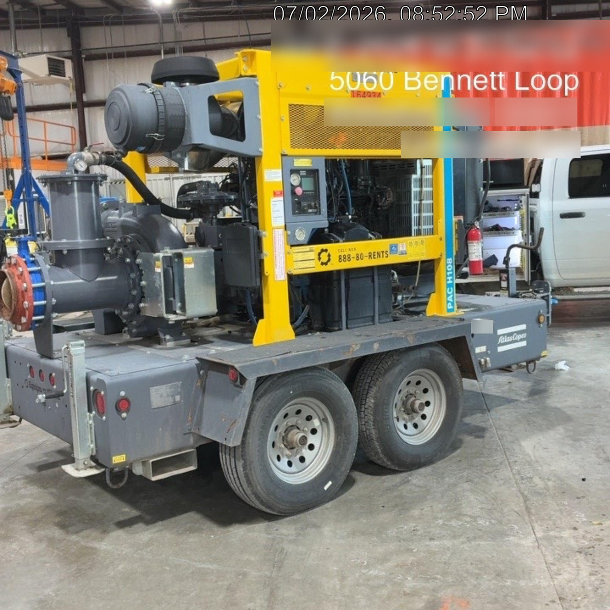2021 ATLAS COPCO PAC H108 JD