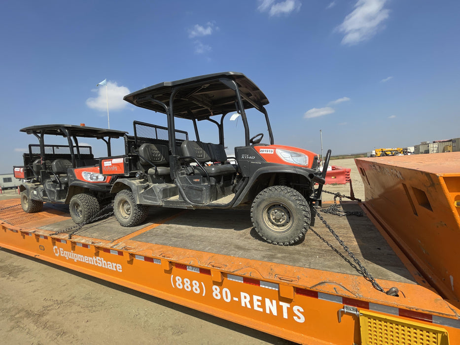2022 Kubota RTV-X1140W-H Plastic Canopy, Windshield Acrylic Clear, LED Strobe Light, Wire Harness Kit, Back up Alarm