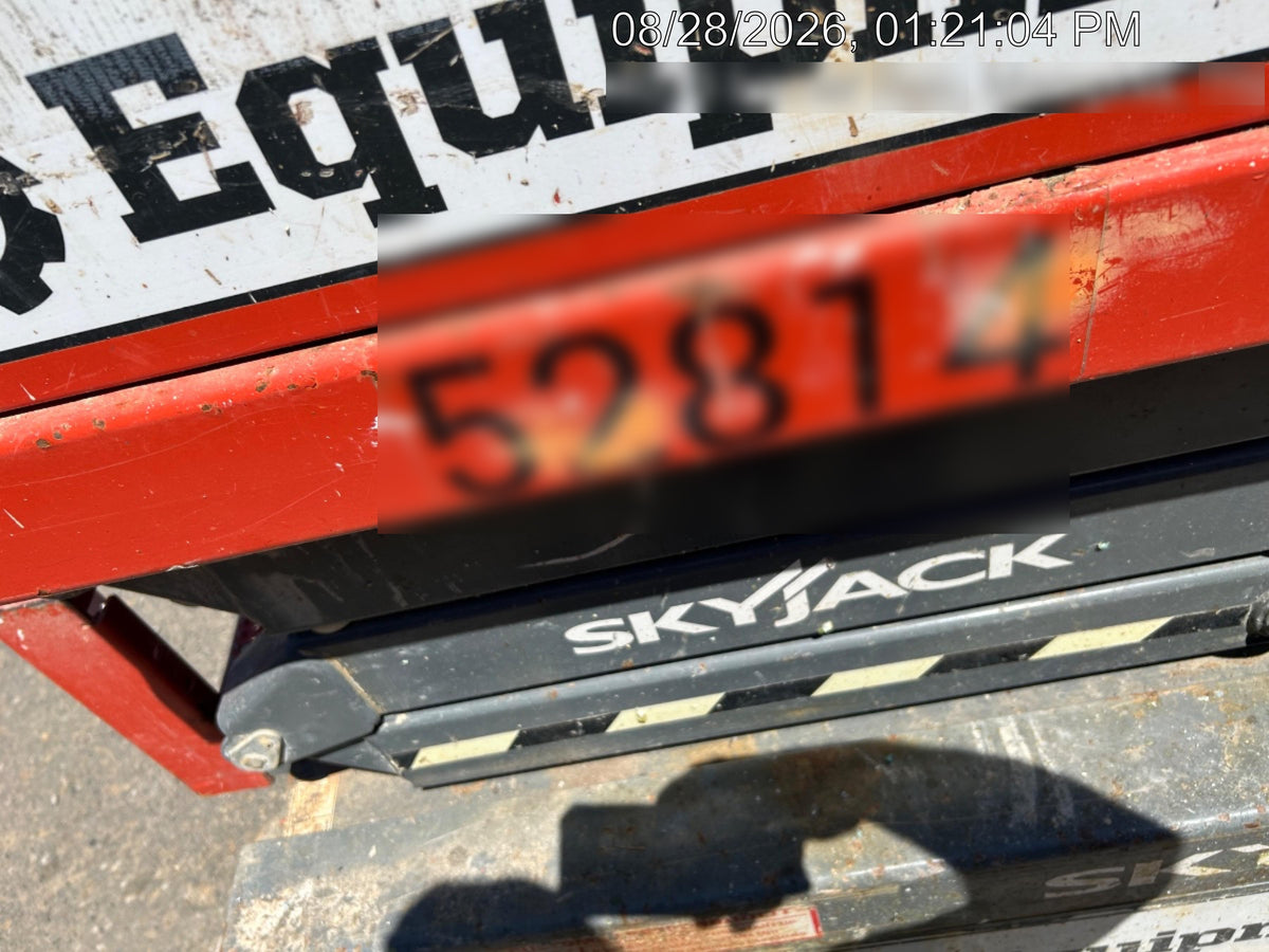 2019 Skyjack SJIII-3219 Standard Options, Trojan Batteries