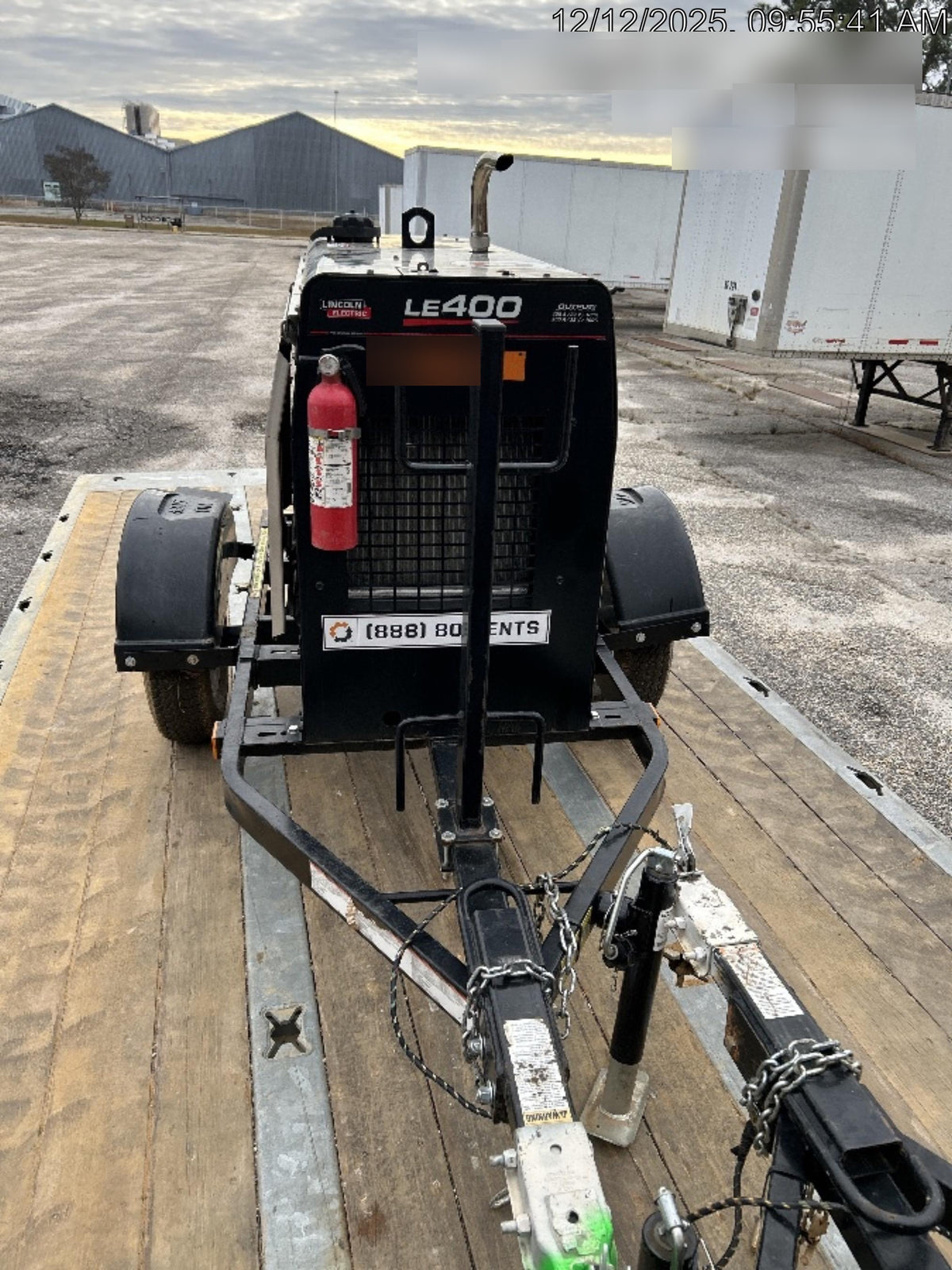 2024 Lincoln Electric LE400 Kubota V1505, Trlr, Cable Rack, Light Kit, ES Decals, T3