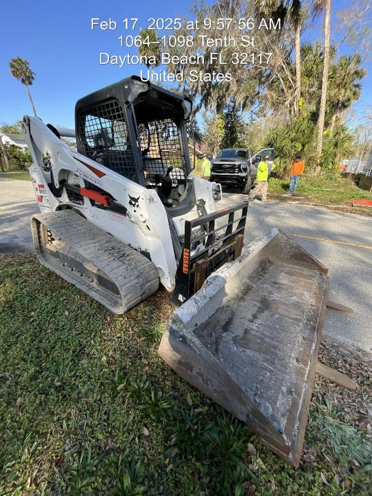 2022 Bobcat T770 92hp Doosan Diesel, Canopy, Rubber Tracks, Manual QC