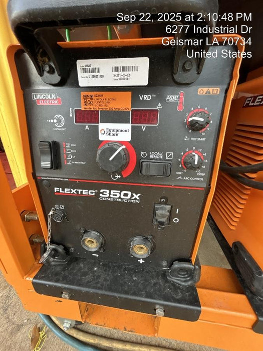 2025 LINCOLN ELECTRIC FLEXTEC 350X