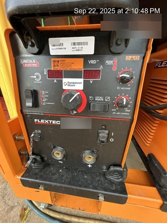 2025 LINCOLN ELECTRIC FLEXTEC 350X