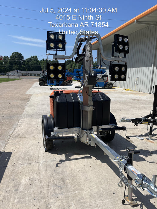 2024 Wanco WLTT-4MM4K Diesel, Deep Sea Controller, Shore Power Plug, Auto Start, (4) 350W LED Floodlights, 4kW Generator, 60 Gal Fuel Tank, 2" Ball, T3