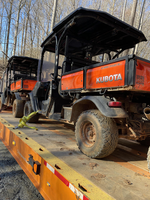2022 Kubota RTV-X1140W-H Plastic Canopy, Windshield Acrylic Clear, LED Strobe Light, Wire Harness Kit, Back up Alarm
