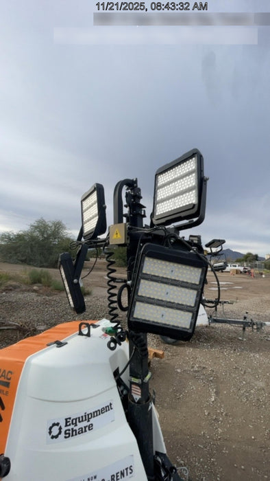 2024 Generac MLT2 Diesel, Flex Switch 120V Input, Powerzone Controller, 
(4) 320W LED Lights, 4kW Generator, 39.9 Gal Fuel Tank, 2" Ball, T3