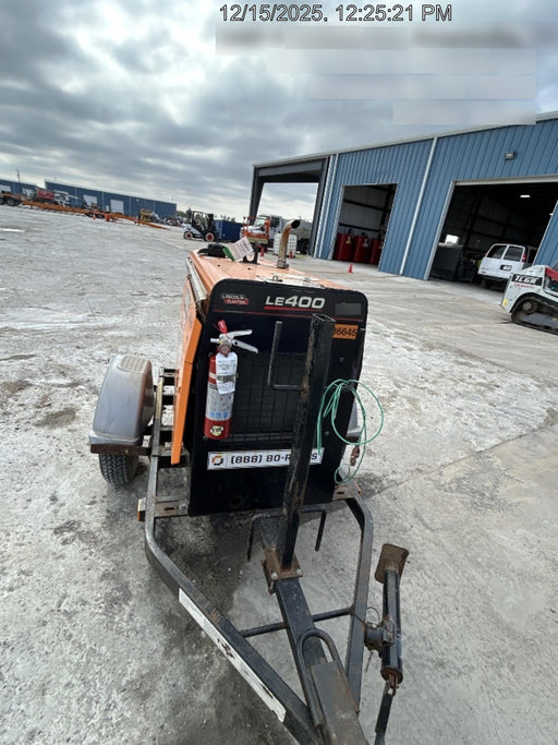 2022 Lincoln Electric LE400 Kubota V1505, Trlr, Cable Rack, Light Kit, ES Decals, T3