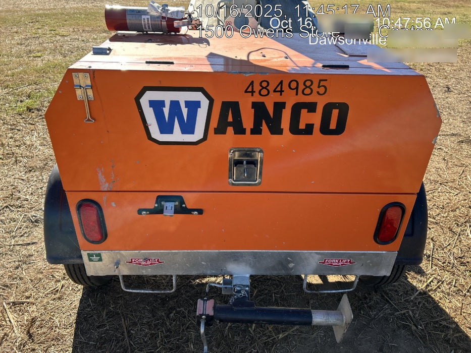 2025 Wanco WLTT-4MM4K Diesel, Mitsubishi L2E, 9.0HP @1800 rpm, Deep Sea Controller, Shore Power Plug, Auto Start, (4) 350W LED Floodlights, 4kW Generator, 60 Gal Fuel Tank, 2" Ball, T3
