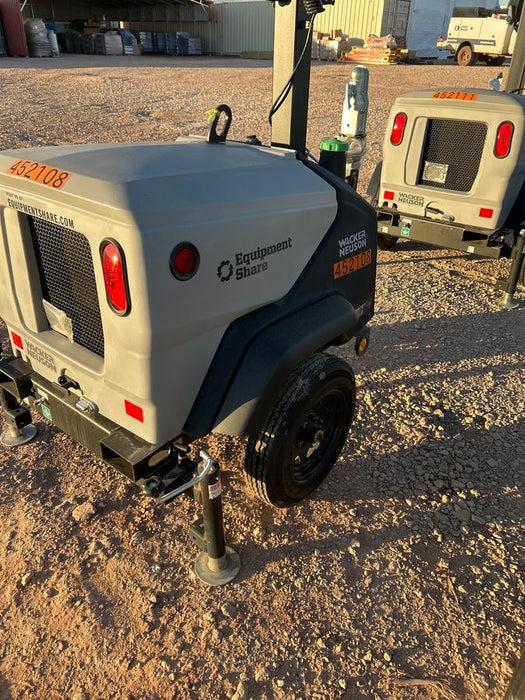 2024 Wacker Neuson LTT4 Diesel, Kohler KDW702, Deep Sea Controller, Auto Start, LED 320W, Bypass Outlet, T3