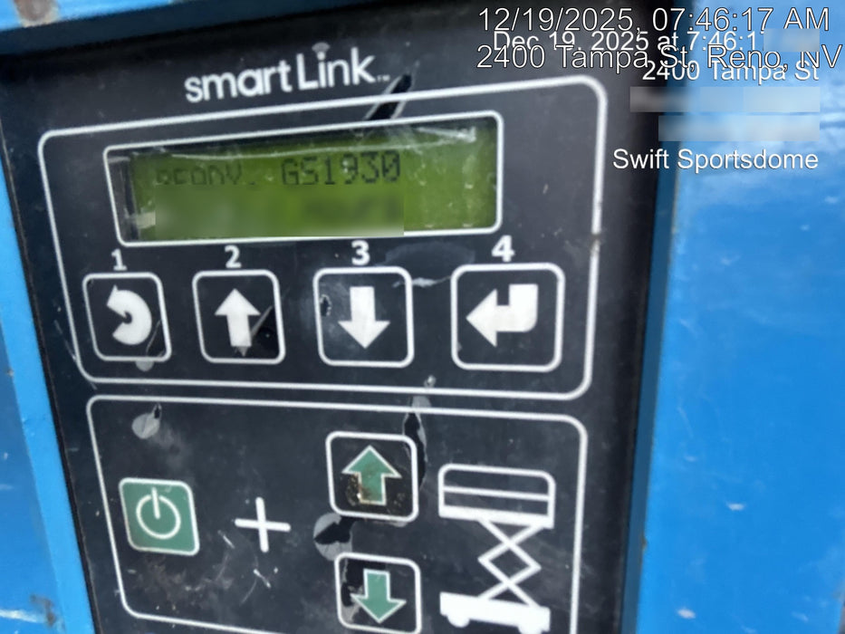 2019 Genie GS-1930 Half Height Swing Gate, 800W Inverter