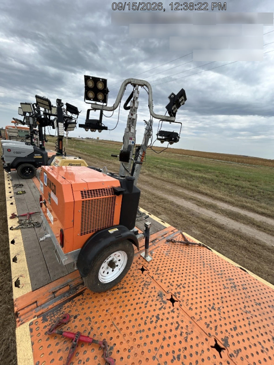 2024 Wanco WLTT-4MM4K Diesel, Deep Sea Controller, Shore Power Plug, Auto Start, (4) 350W LED Floodlights, 4kW Generator, 60 Gal Fuel Tank, 2" Ball, T3