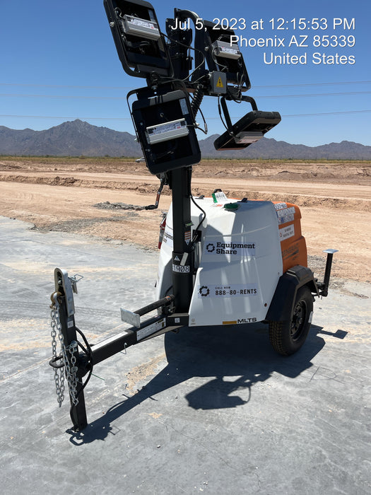 2023 Generac MLT2 Diesel, Flex Switch 120V Input, Powerzone Controller, (4) 320W LED Lights, 4kW Generator, 39.9 Gal Fuel Tank, 2" Ball, T3